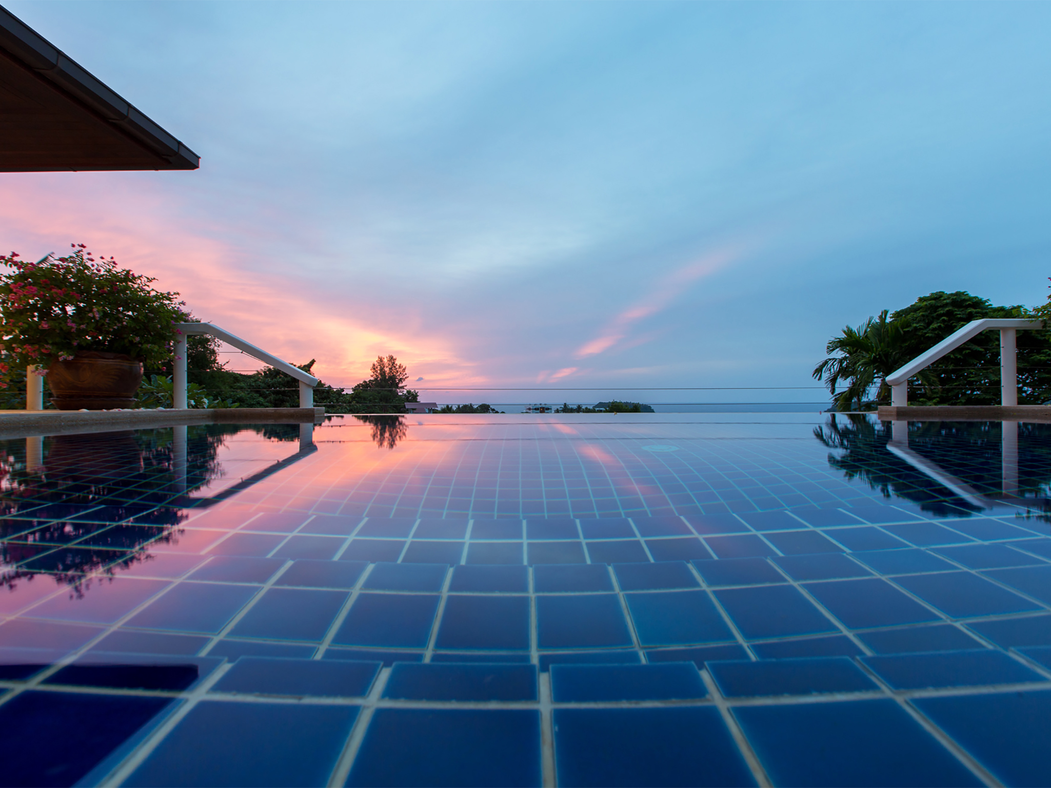14. Villa Kata Moon — Sunset pool view 14. Villa Kata Moon — Sunset pool view